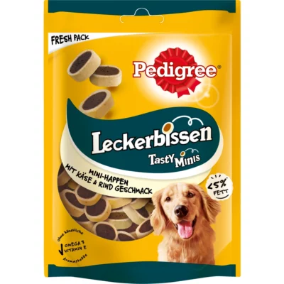 Mini bouchées Pedigree boeuf/fromage - 140g