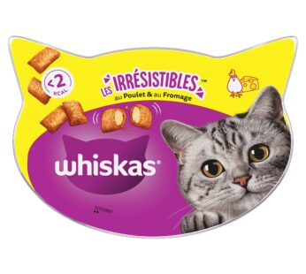 Whiskas Les Irrésistibles au poulet Friandises Pour Chat Adulte 60g