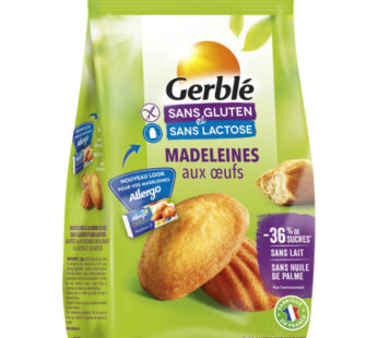 Madeleine aux Oeufs Sans Gluten GERBLE - 200g