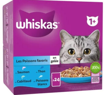 Whiskas Les Poissons favoris en gelée 12x85g
