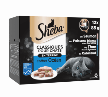 Sheba Océan Terrines 12 x 85g – Terrines