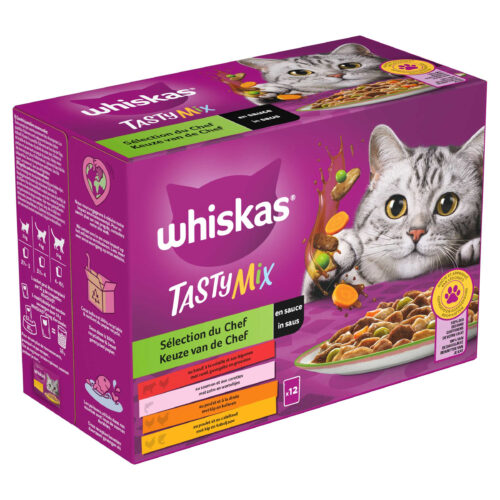 Whiskas Tasty Mix Sélection du chef en gelée 12x85g