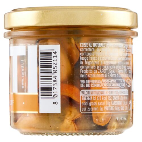 Moules Naturelles Zarotti – 140g