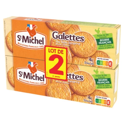 Biscuits galettes au bon beurre St-Michel - 2x130g
