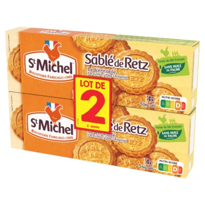 Biscuits sablés de Retz St-Michel - 2x120g