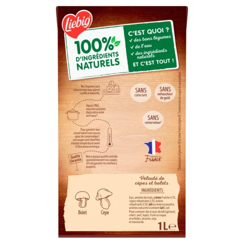 Velouté PureSoup' Liebig cêpe et bolets - 2x30cl