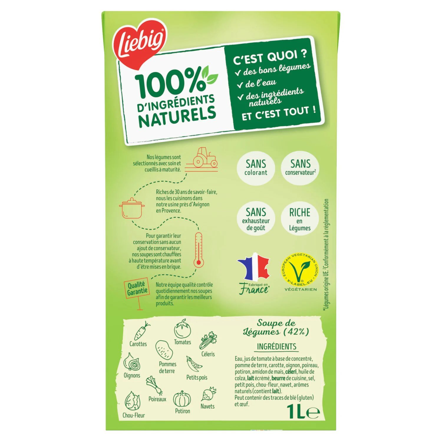 Velouté de 9 légumes PureSoup' Liebig - 1L – Image 2
