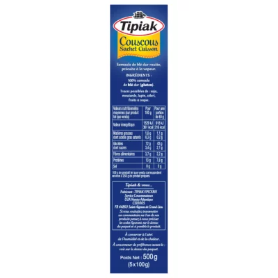 TIPIAK Couscous sachet cuisson - 500g