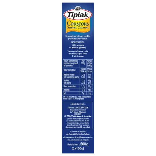 TIPIAK Couscous sachet cuisson - 500g
