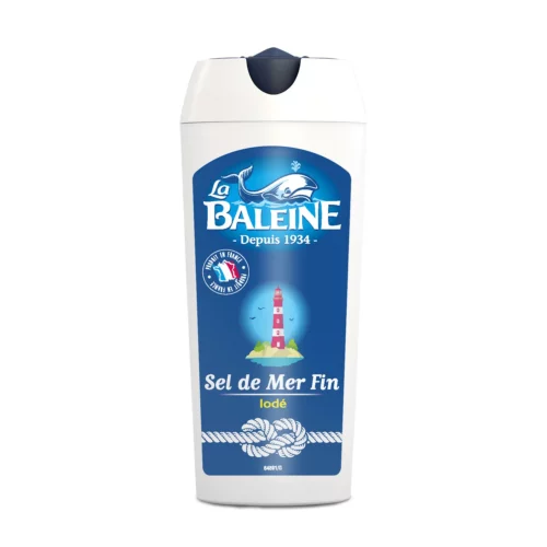 Sel La Baleine fin iodé - 125g
