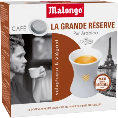 Café grande réserve Malongo - 16x - 104g