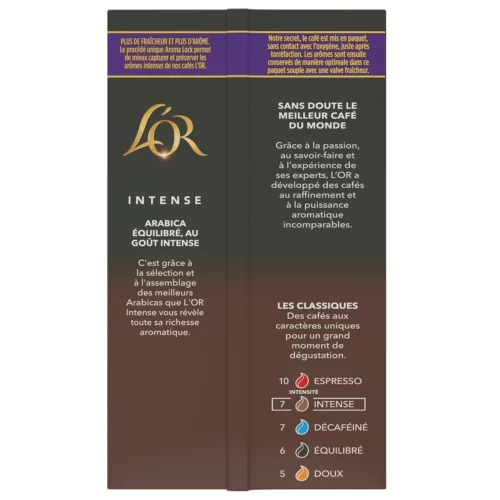 Café moulu intense L'OR - 250g