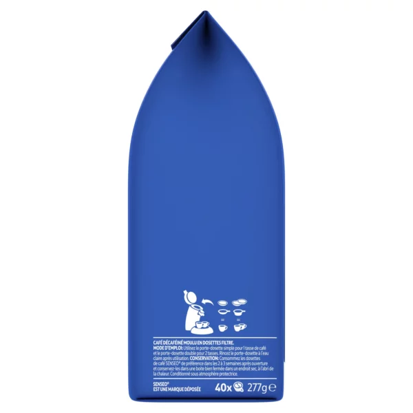 Café dosettes décafeiné Senseo - x40 - 277g – Image 3