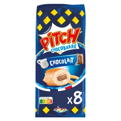 Brioche barre chocolat PITCH 8x - 300g