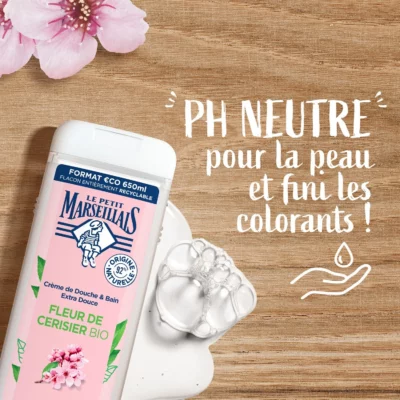 Le Petit Marseillais fleur de cerisier BIO - 650ml