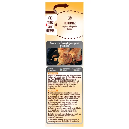 TIPIAK Fine chapelure de pain - 275g