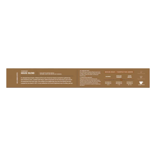 Café capsules House Blend int.8 Starbucks 10x - 57g – Image 3