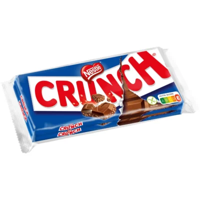 Tablette de chocolat au lait et céréales Crunch - 2x100g