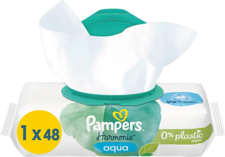 Pampers Harmonie · Lingettes humides pour bébé - 48x