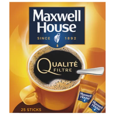 Café soluble qualité filtre Maxwell House - 25x46g