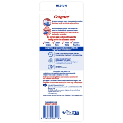 Brosse à dents Colgate Extra-clean médium x4