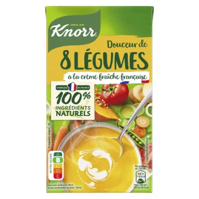 Soupe douceur de 8 légumes à la crème fraîche KNORR - 750g