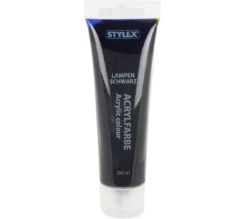 Peinture acrylique 200 ml – noir clair
