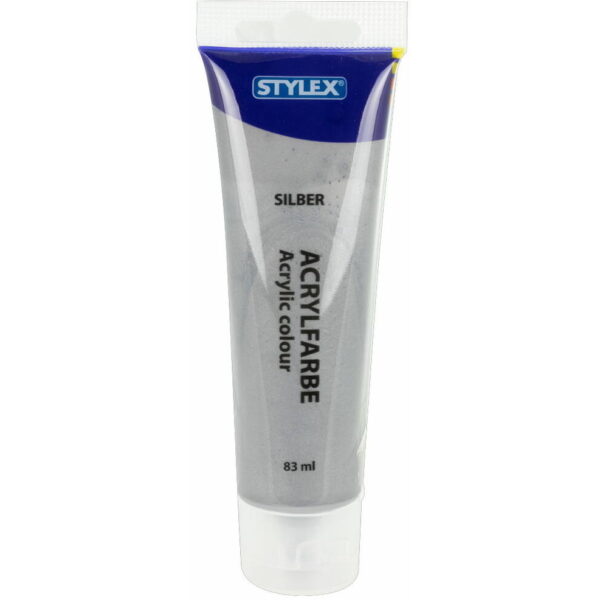 Peinture acrylique 83 ml - argent