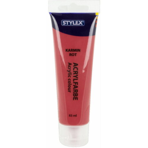 Peinture acrylique 83 ml - rouge carmin