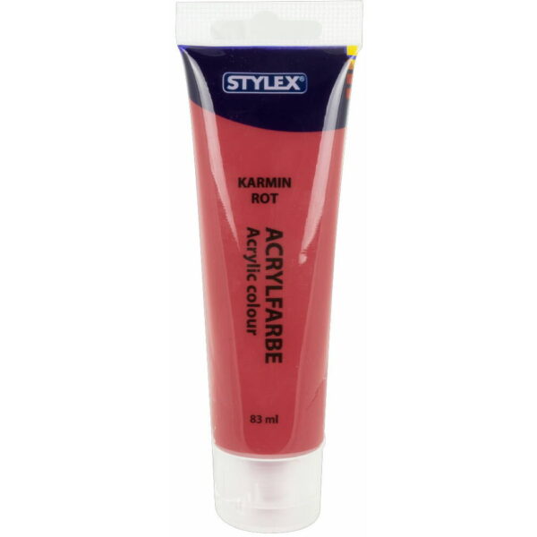 Peinture acrylique 83 ml - rouge carmin
