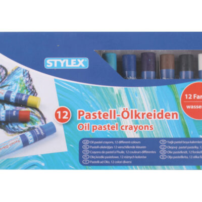 Crayons pastels à l'huile - 12 bâtonnets
