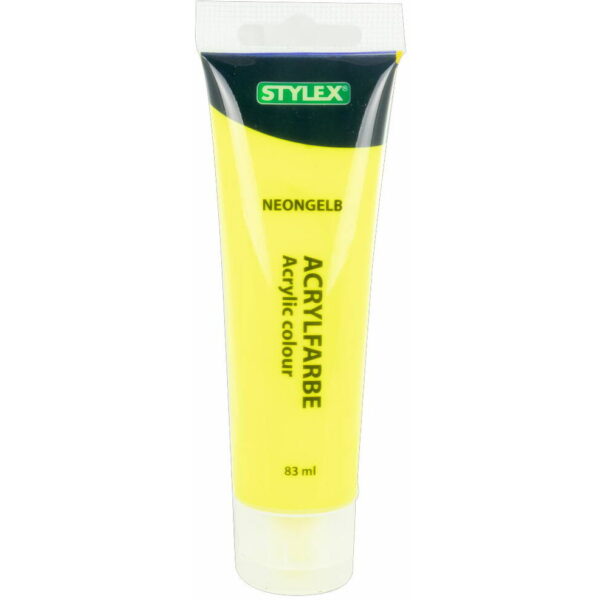 Peinture acrylique 83 ml - jaune citron