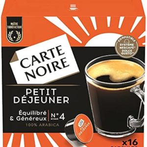 Capsules Dolce Gusto Petit Déj Carte Noir N°4 - x16 - 128g