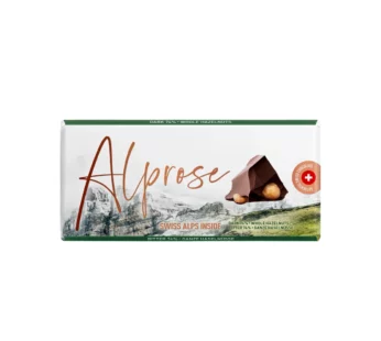 Tablette de chocolat Alprose – Noisettes entières 74% – 300g