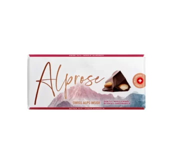 Tablette de chocolat Alprose – Amandes entières 74% – 300g