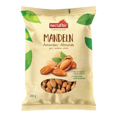 Amandes entières Nectaflor - 200g