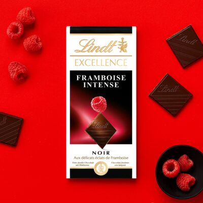 Lindt tablette Excellence Framboise intense - 100g