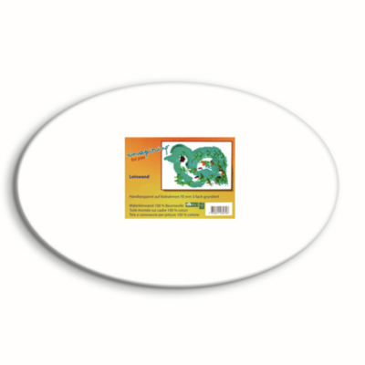 Toile sur châssis ovale 15mm 20x30cm