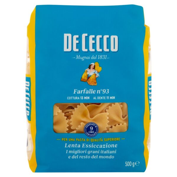 De Cecco Farfalle n° 93 - 500g