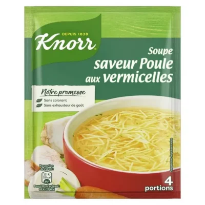 Soupe déshydratée saveur poule KNORR - 1L