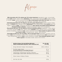 Tablette de chocolat Alprose - Raisins noisettes - 300g – Image 2