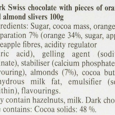 Lindt tablette orange intense Excellence Chocolat Noir - 100g