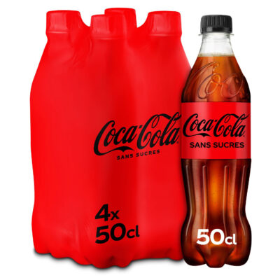 Coca Cola sans sucre - 4x50cl