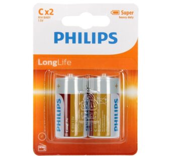 Piles C Philips Longlife – 2x