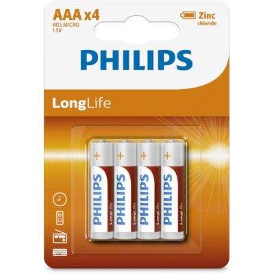 Piles AAA Philips Longlife - 4x