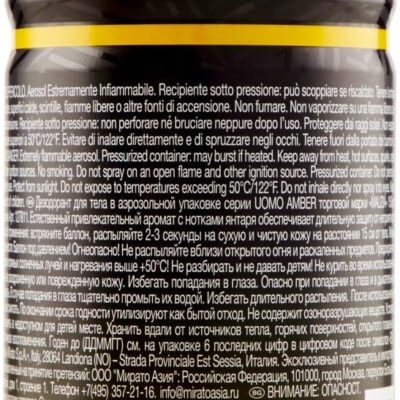 Malizia Uomo déodorant 'Amber' - 150ml