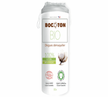 Bocoton | Disques à démaquiller 100% coton – paquet de 80 pièces