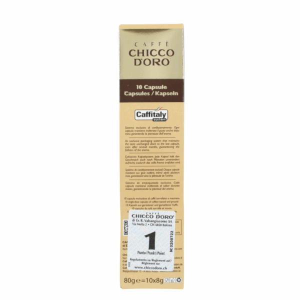 Café Chicco d'Oro Espresso - 10 capsules – Image 3