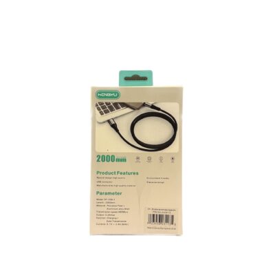 Câble de chargement argent, FAST CHARGE 66W - 2m