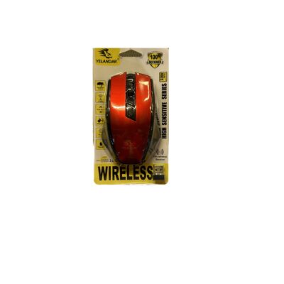 Souris sans fil WIRELESS Yelandar - Rouge